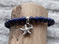 Lapislazuli Armband mit Seestern