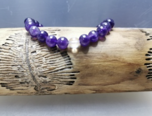 Amethyst Armband passend für den Fische Geborenen