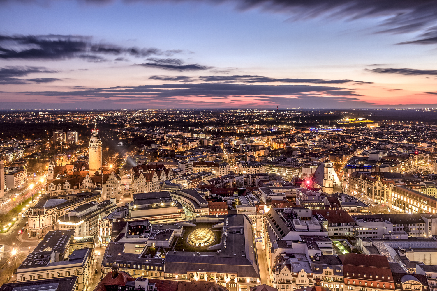 Leipzig von oben