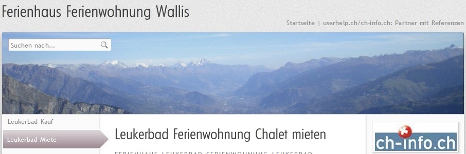 ferienwohnungen wallis
