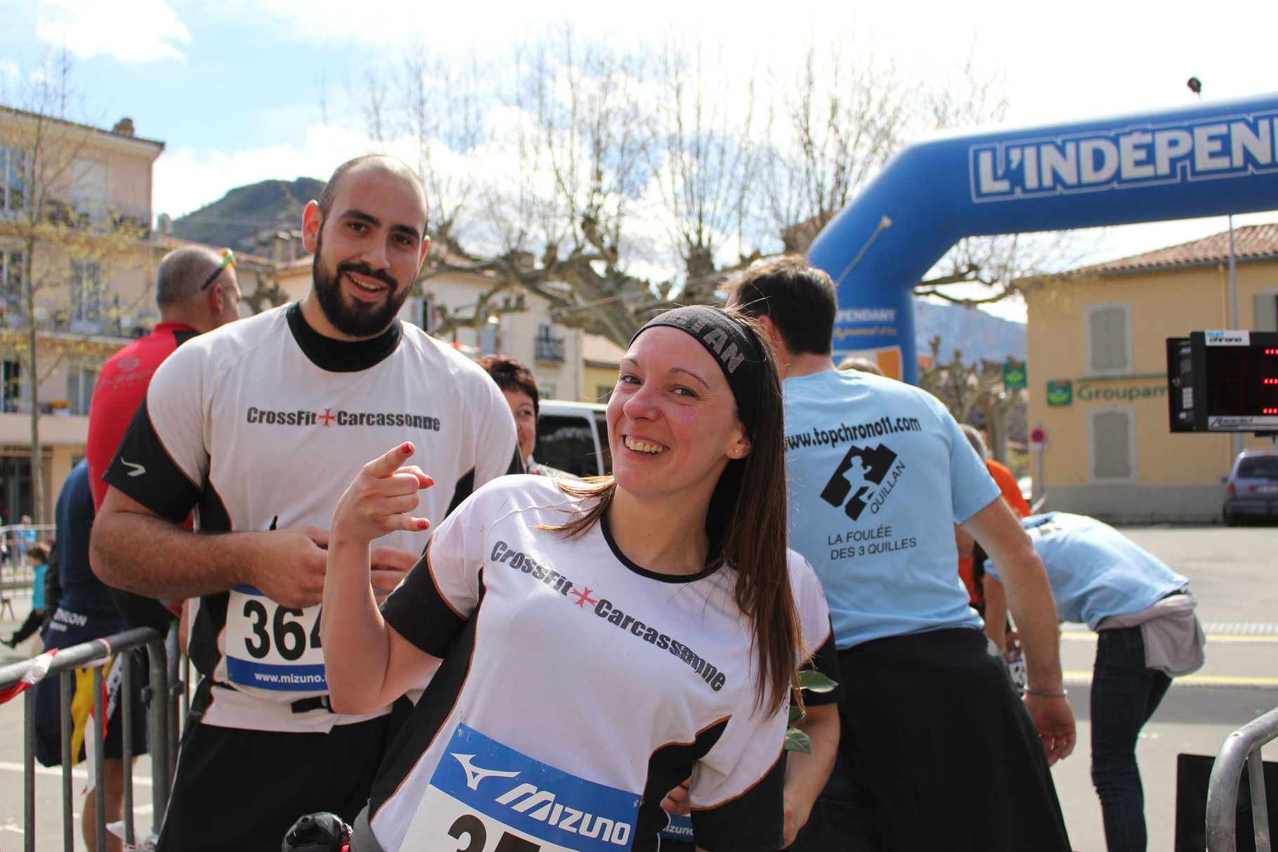 Trail Quillan 2014 - Arrivée