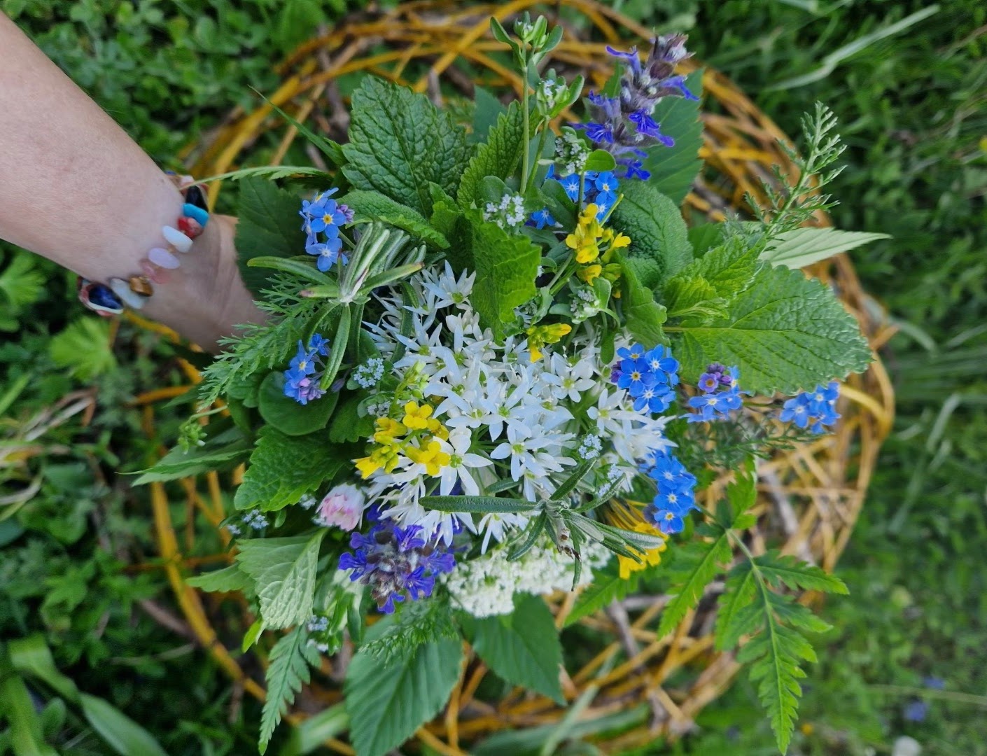 Der essbare Blumenstrauss