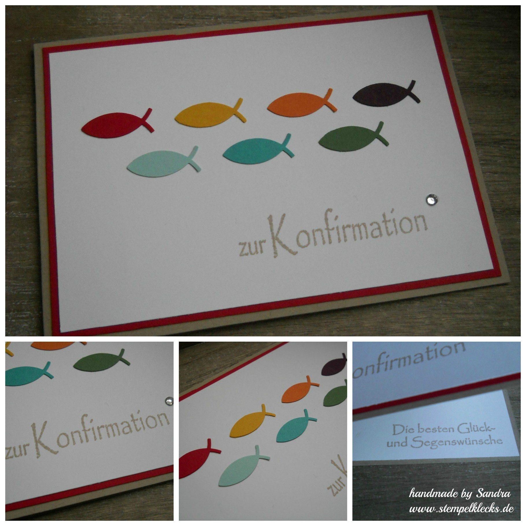 Konfirmationskarte #2 - Stempeln, Stanzen und Basteln mit Stampin' Up!
