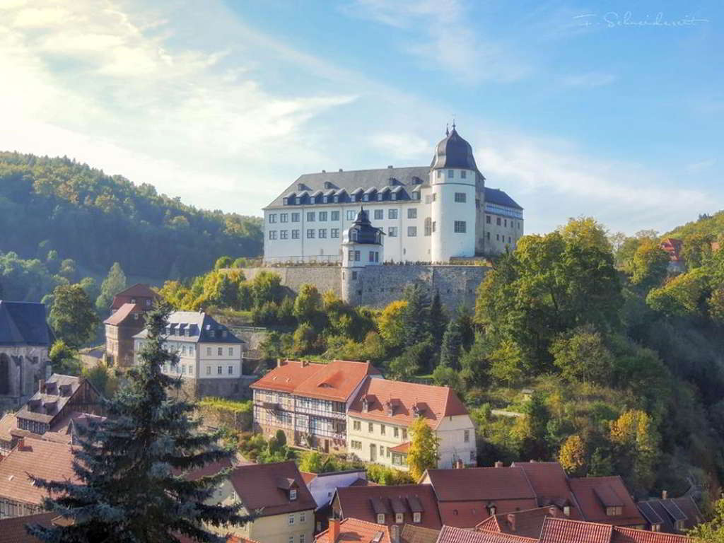 Blick zum Schloß