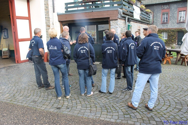 TC-Tour 2012 Führung durch die Felsenkellerbrauerei