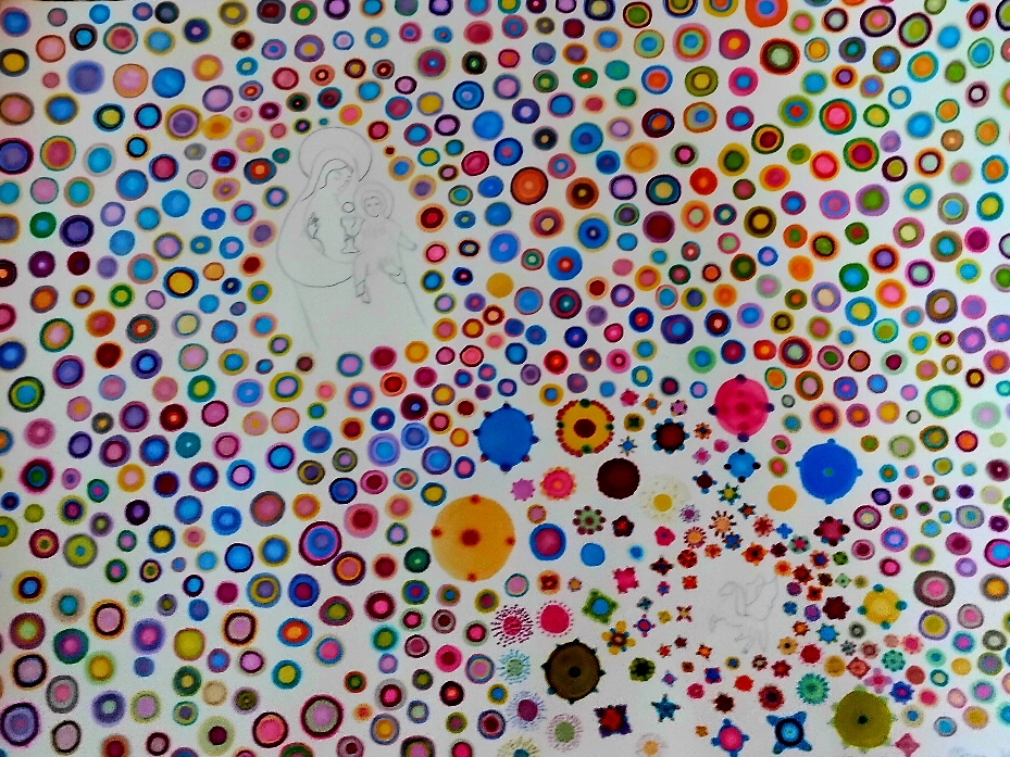 Anne Herzog 400 lives 118x84cm marker on paper 2025