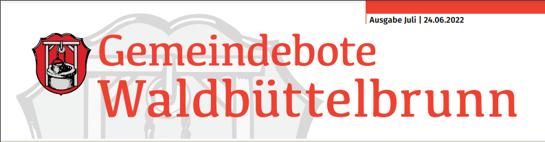 Unser Verein im Gemeindeboten Waldbüttelbrunn