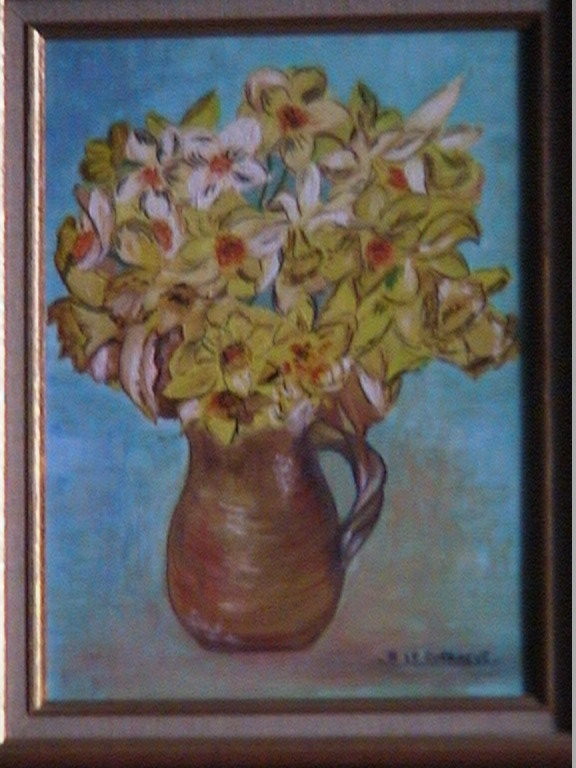 Bouquet de narcisses ( huile )