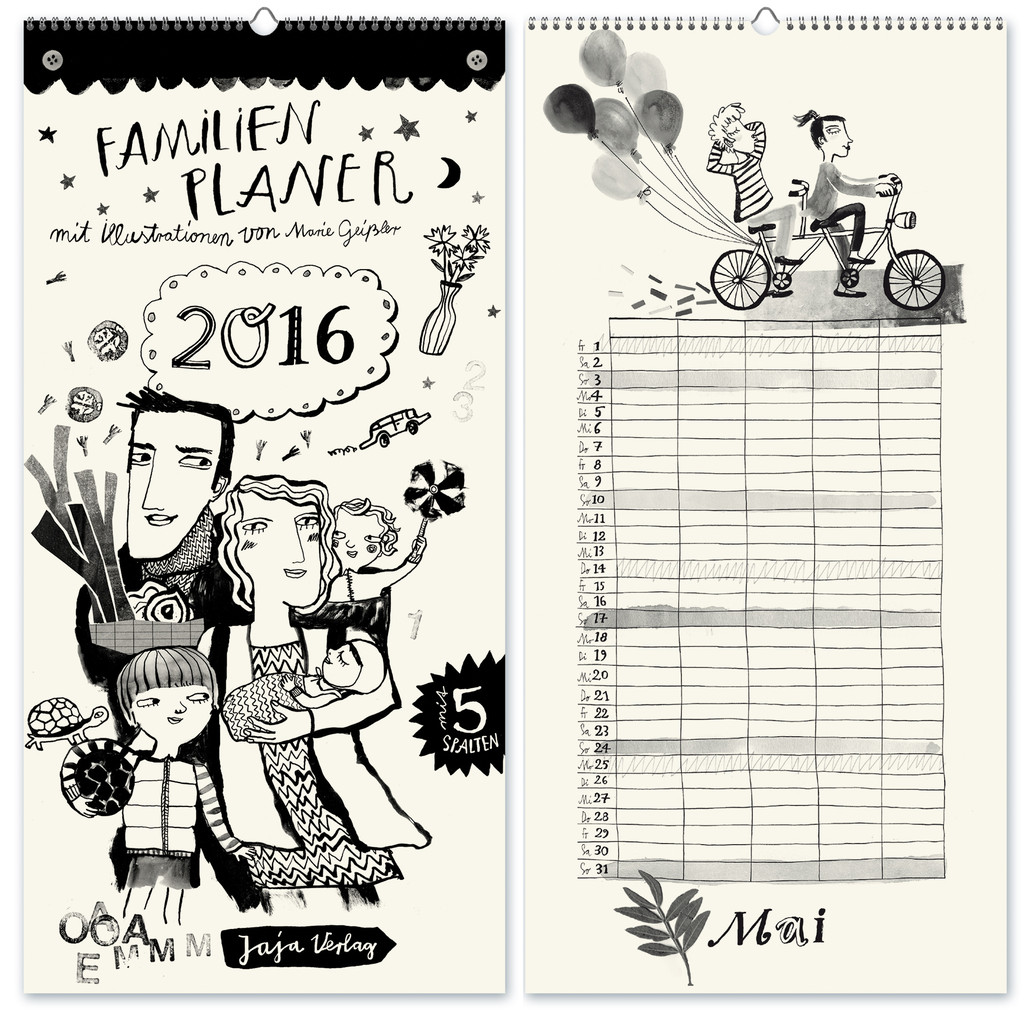 Kalender für 2016 - Jaja Verlag