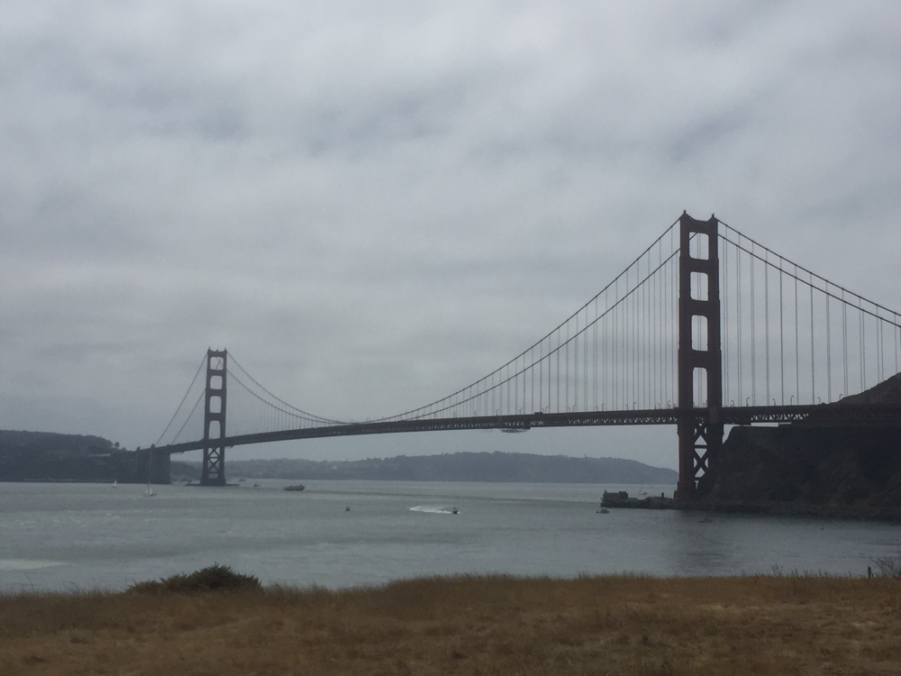 Golden Hate Bridge von Fort Baker aus