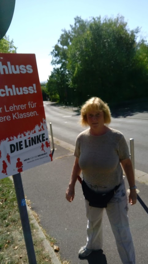 10.09.2017 BT-Wahl S. Schmidt Plakatierung; Foto: Privat