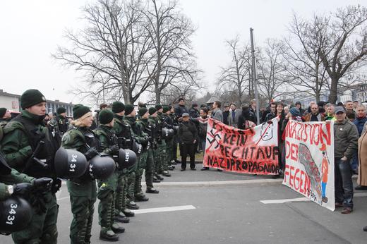 ‎30. ‎März ‎2013 Antifa-Demo in Würzburg; Foto: Privat