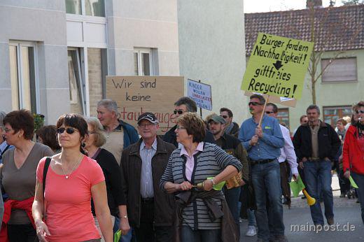  ‎4. ‎April ‎2012 Demo "Loacker" in Wonfurt; Foto: Privat