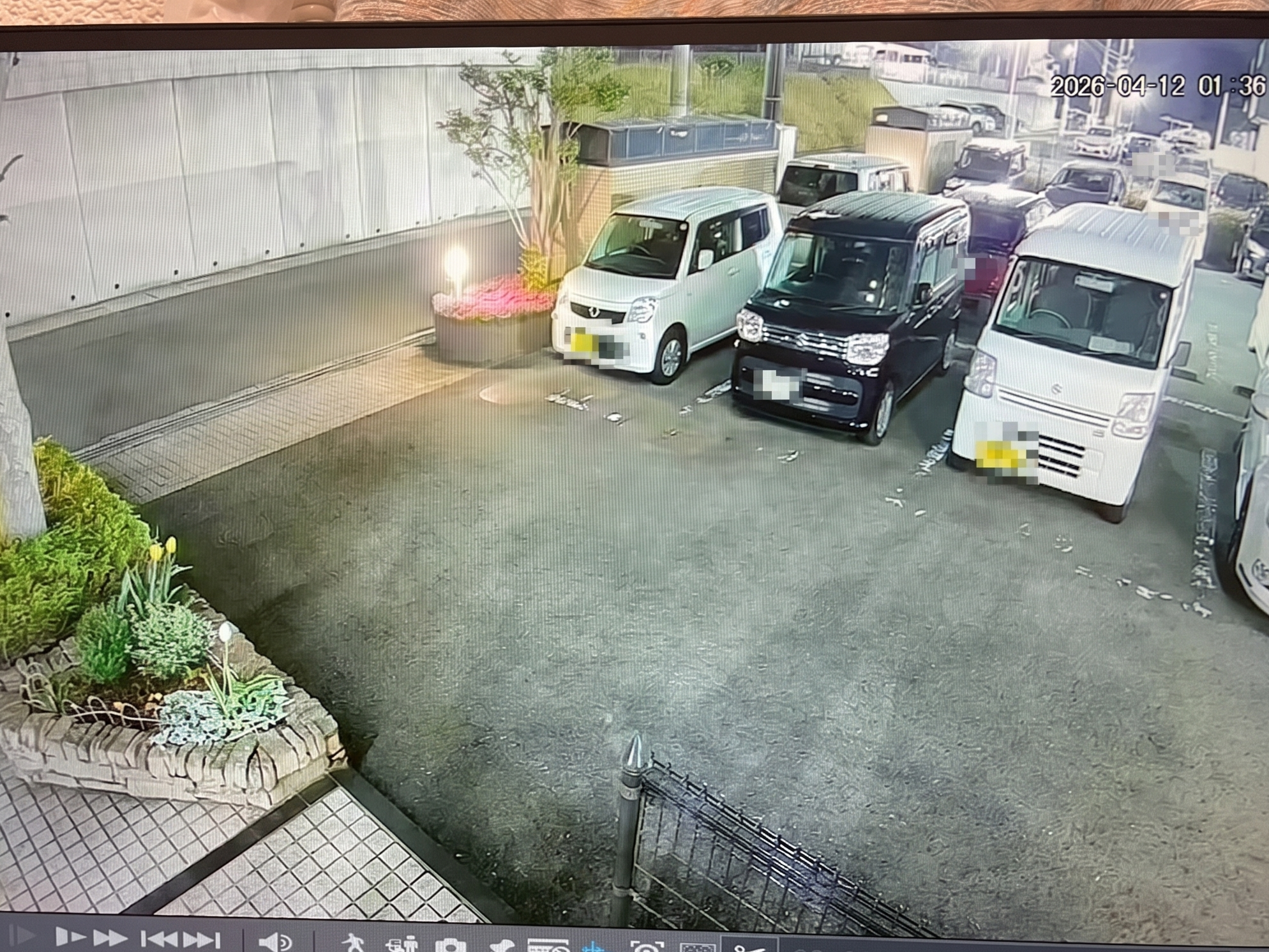大分市内マンションの監視カメラ更新工事を行いました（最新AIカラーカメラ）