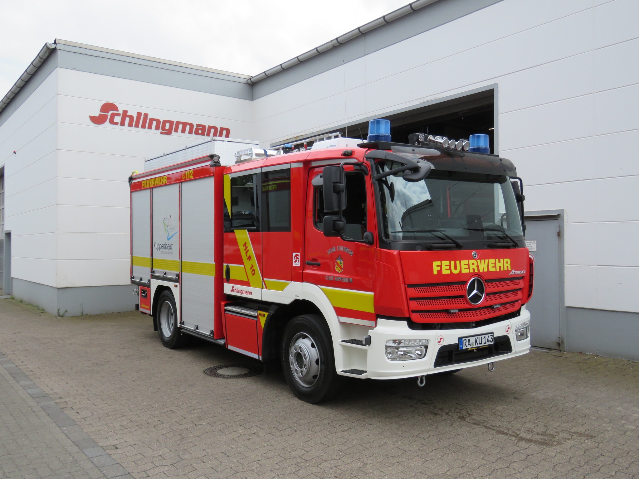 HLF 10, FF Kuppenheim, Schlingmann auf Mercedes