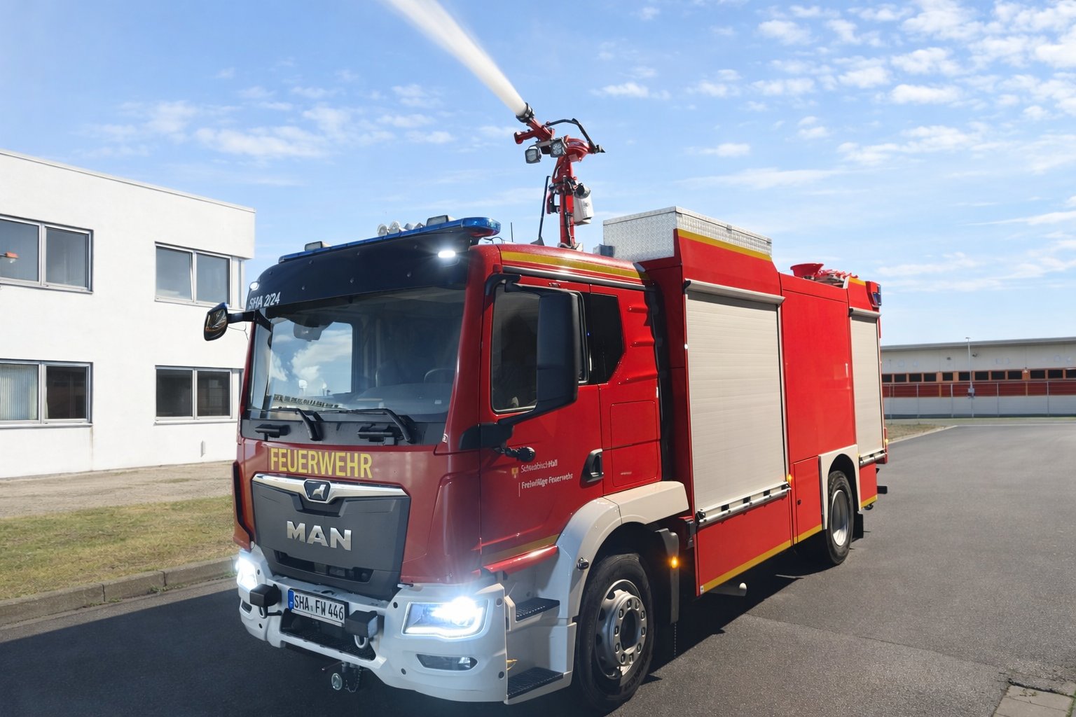 TLF 4000, FF Schwäbisch Hall, Lentner auf MAN