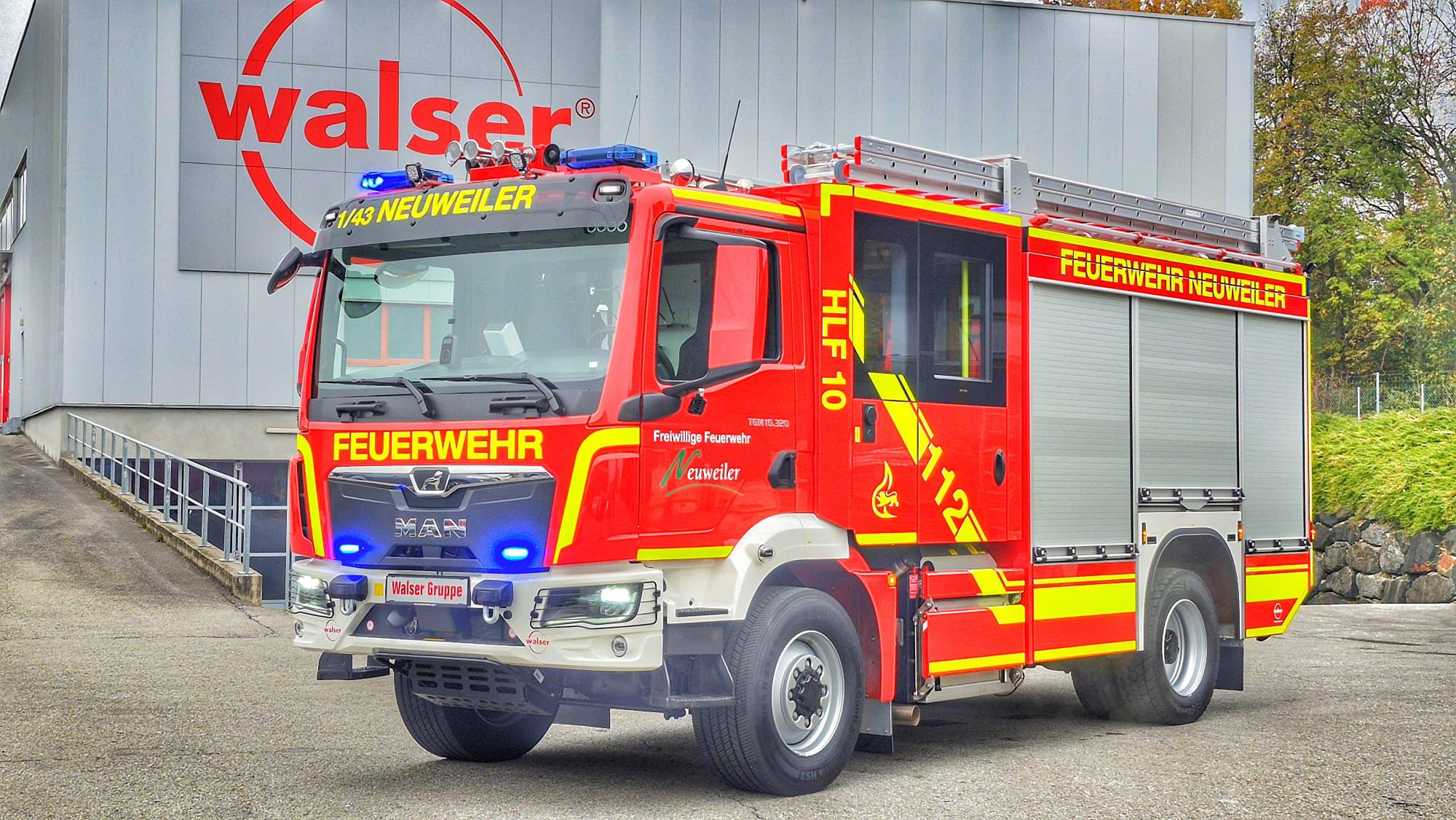HLF 10, FF Neuweiler, Walser auf MAN