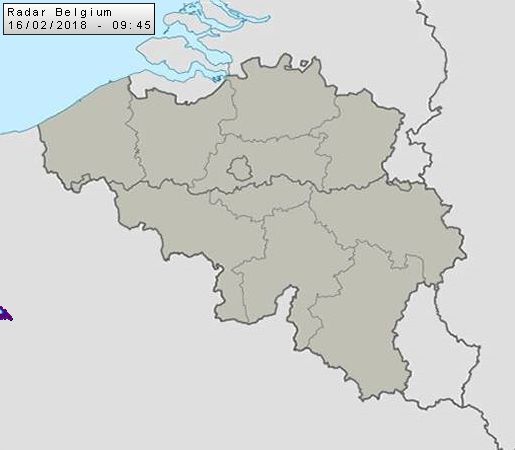 Radar des précipitations MétéoBelgique 