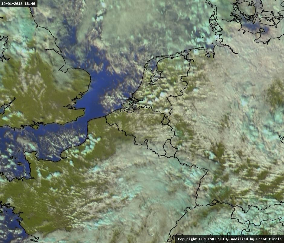 Images Satellites Météo Belgique 