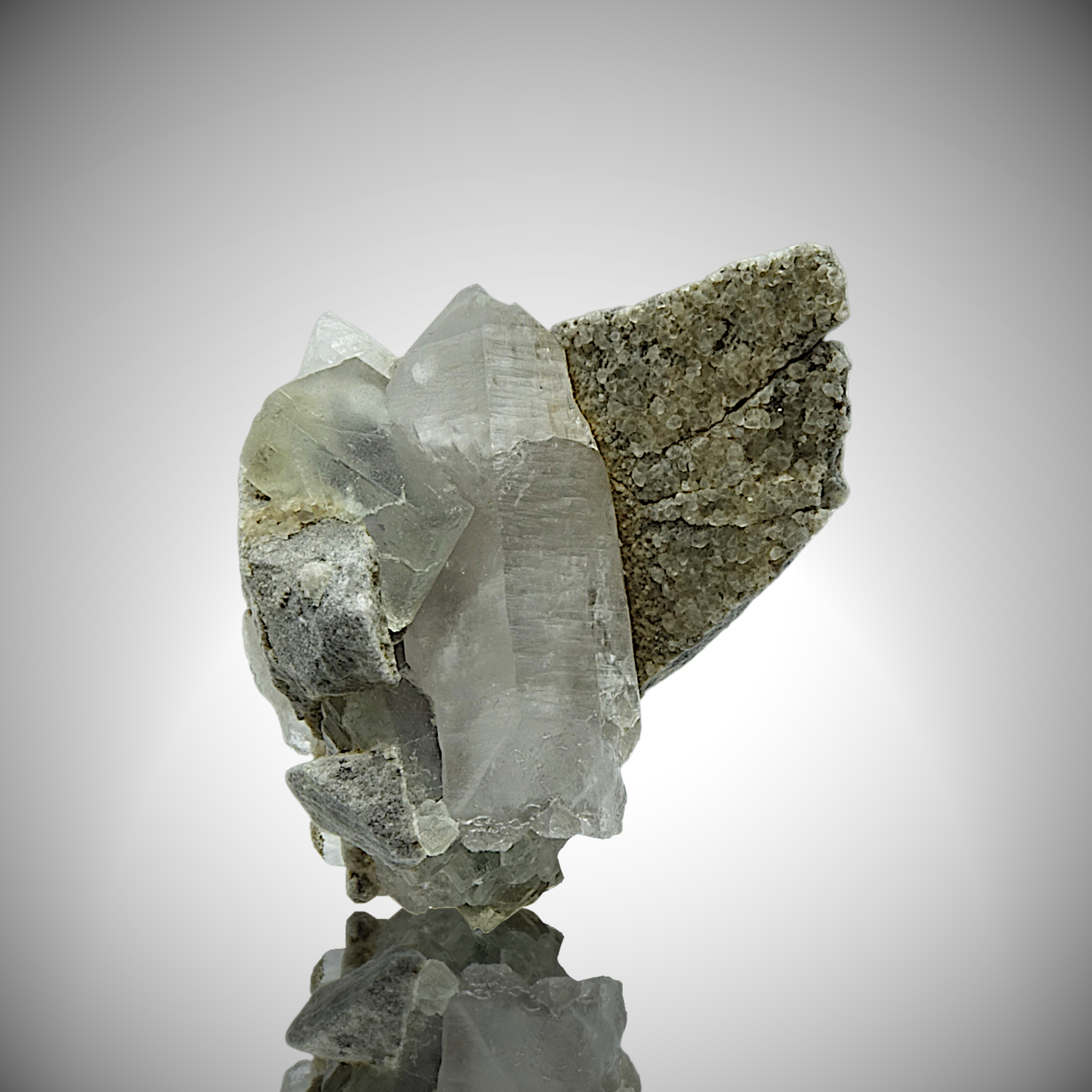 Rock Crystal/Fluorite/Calcite, Lungau/Salzburg