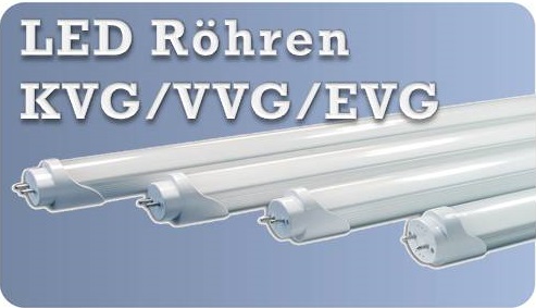 Produktauswahl LED Röhren