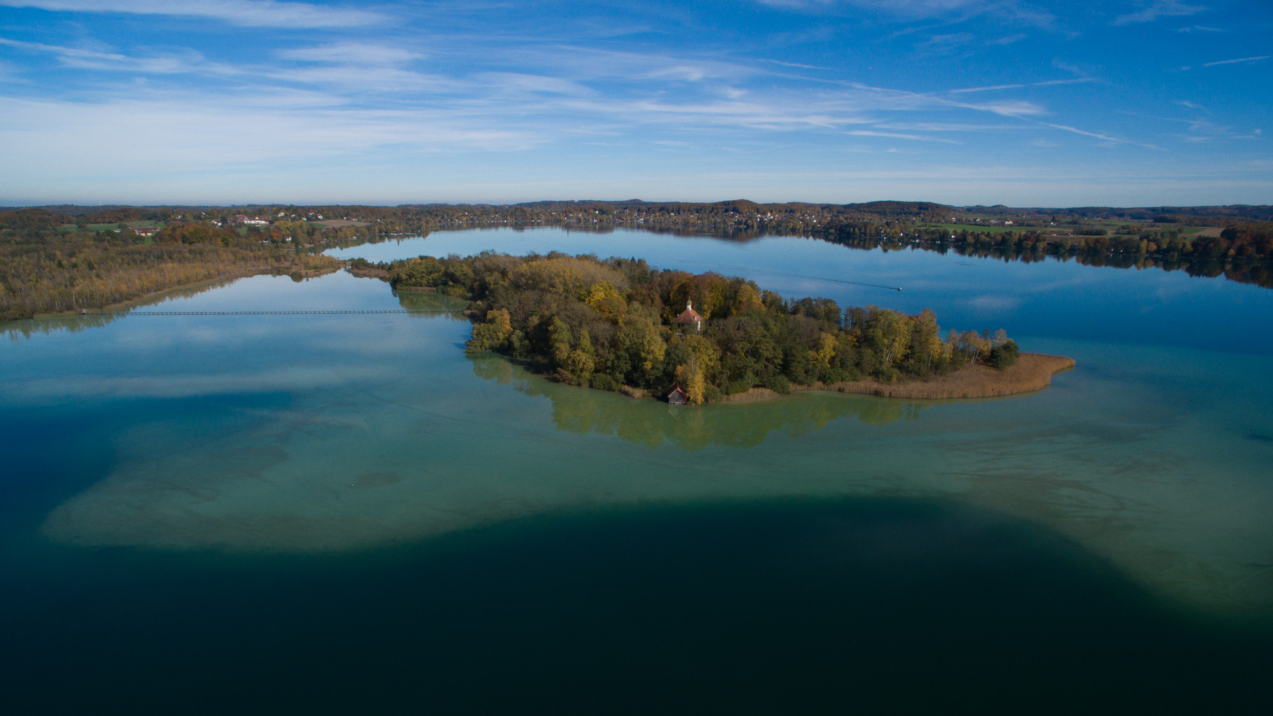 Wörthseeinsel in Oberbayern