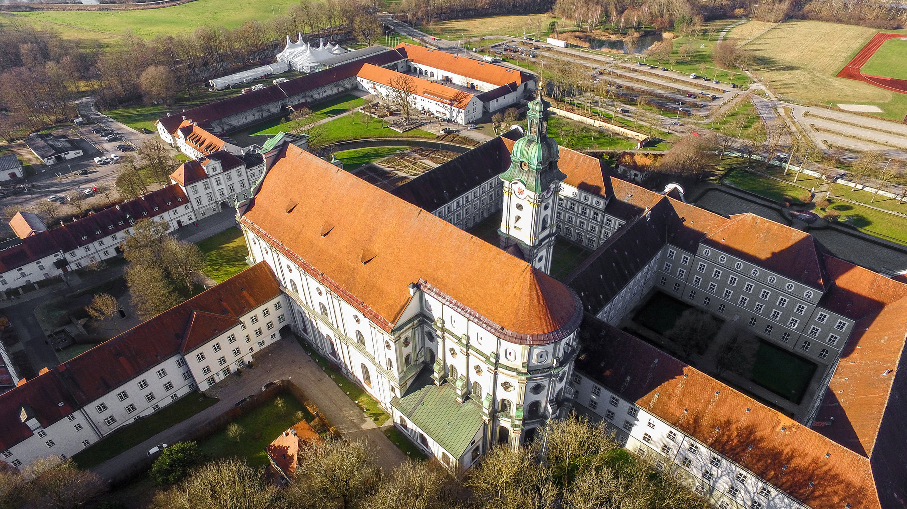 Kloster Fürstenfeld von Oben