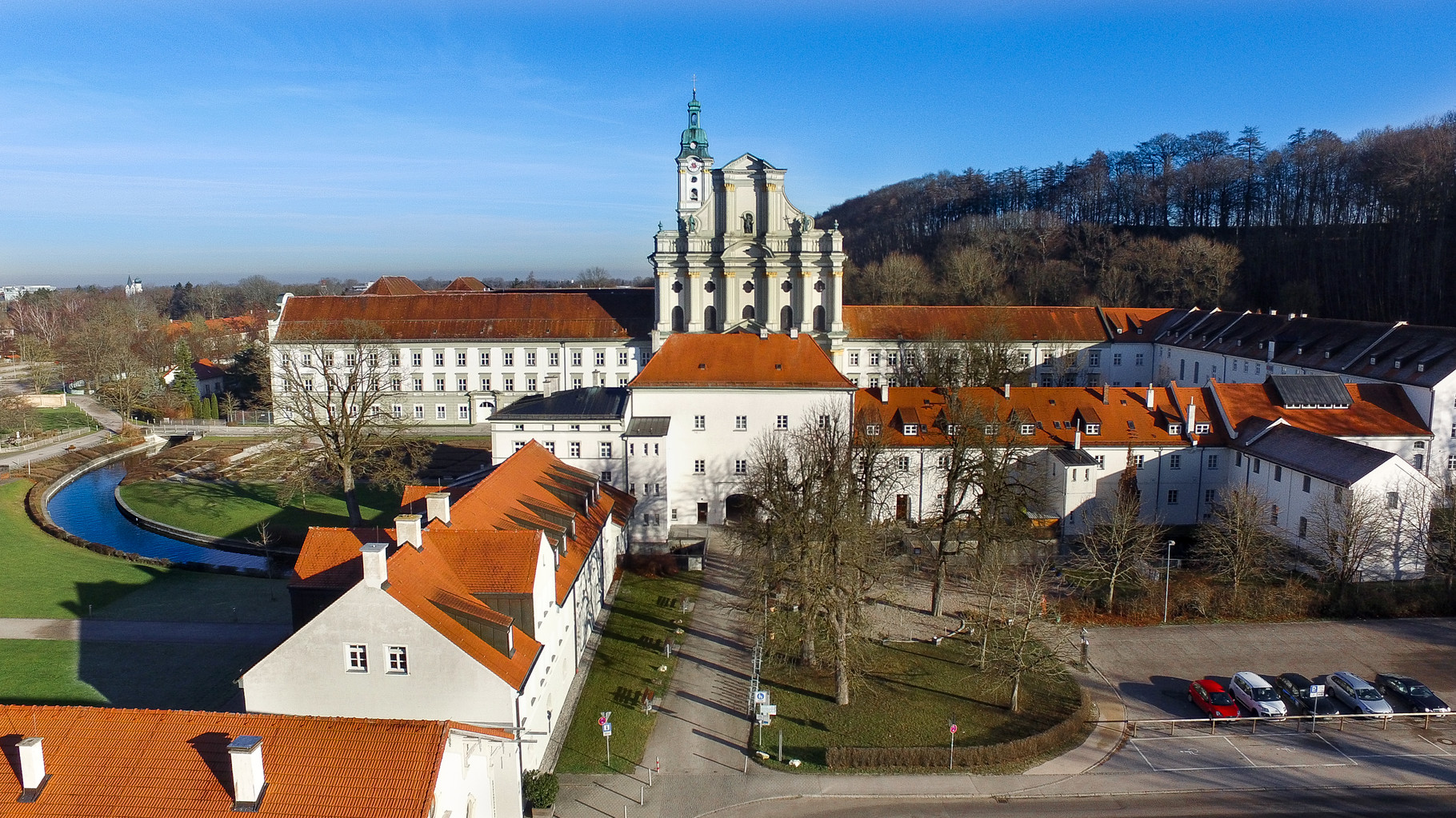 Kloster Fürstenfeld von Oben