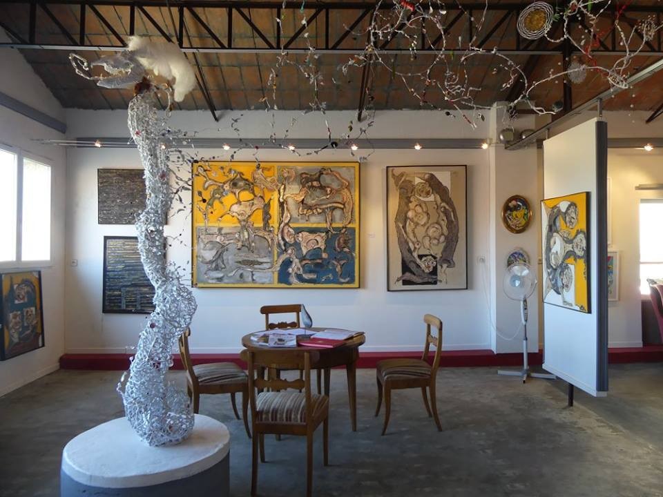 Coop Art la Marge  de Phillipe AINI         Exposition  les Jeunes d'Aini  2017   à Servies en Va1       