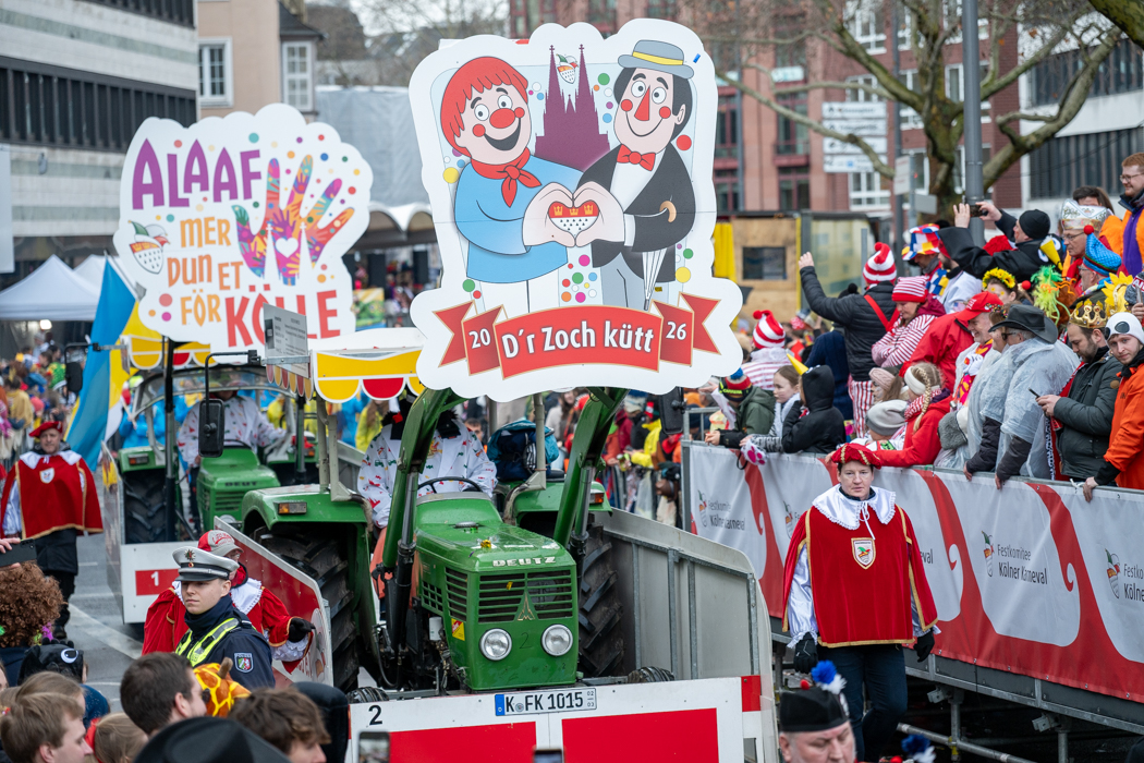 Rosenmontag 2026 – Über den Dingen und mitten im Geschehen