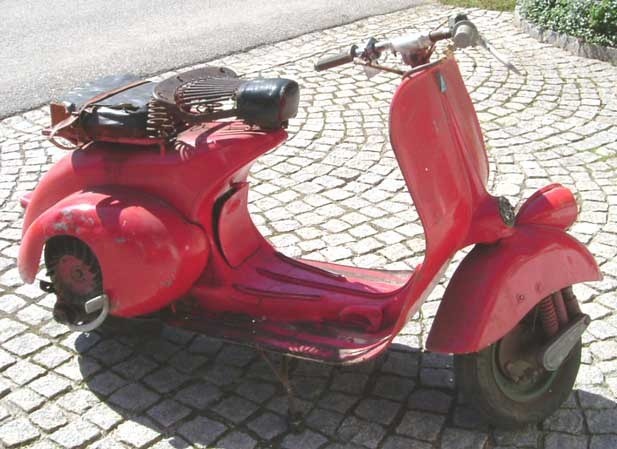 Vorher, schön überpinselt...