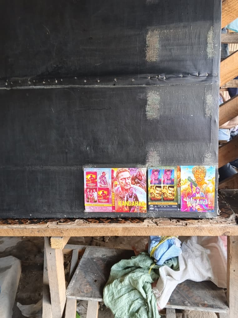 Local cineman displaying translated block busters