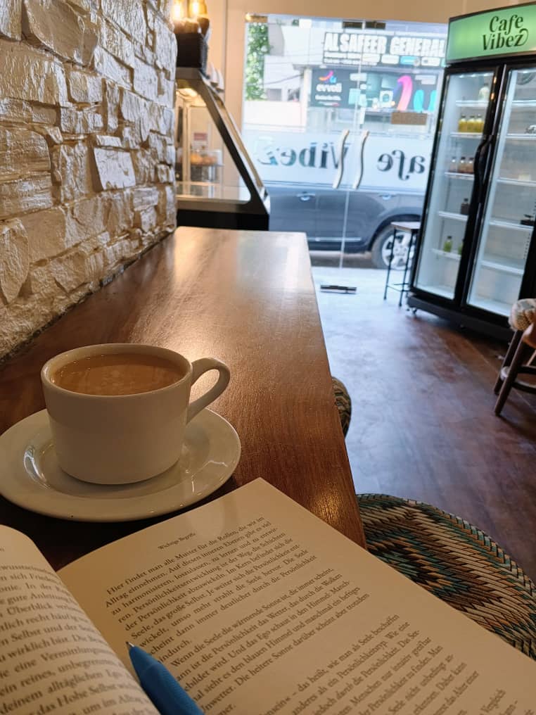 Cozy corner in one of the many cafe places in Dar