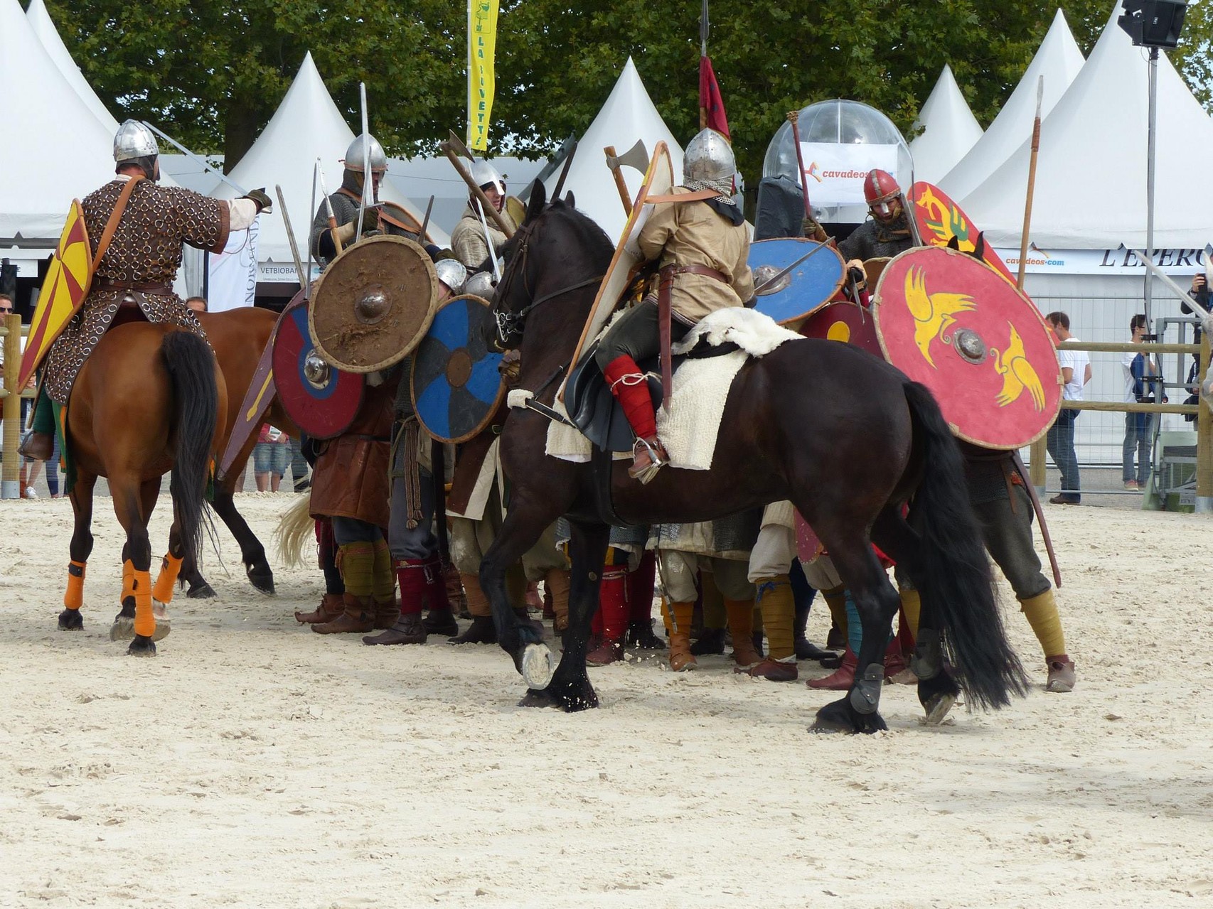 Reconstitution de la Bataille d'Hastings au Parc des Expositions de Caen