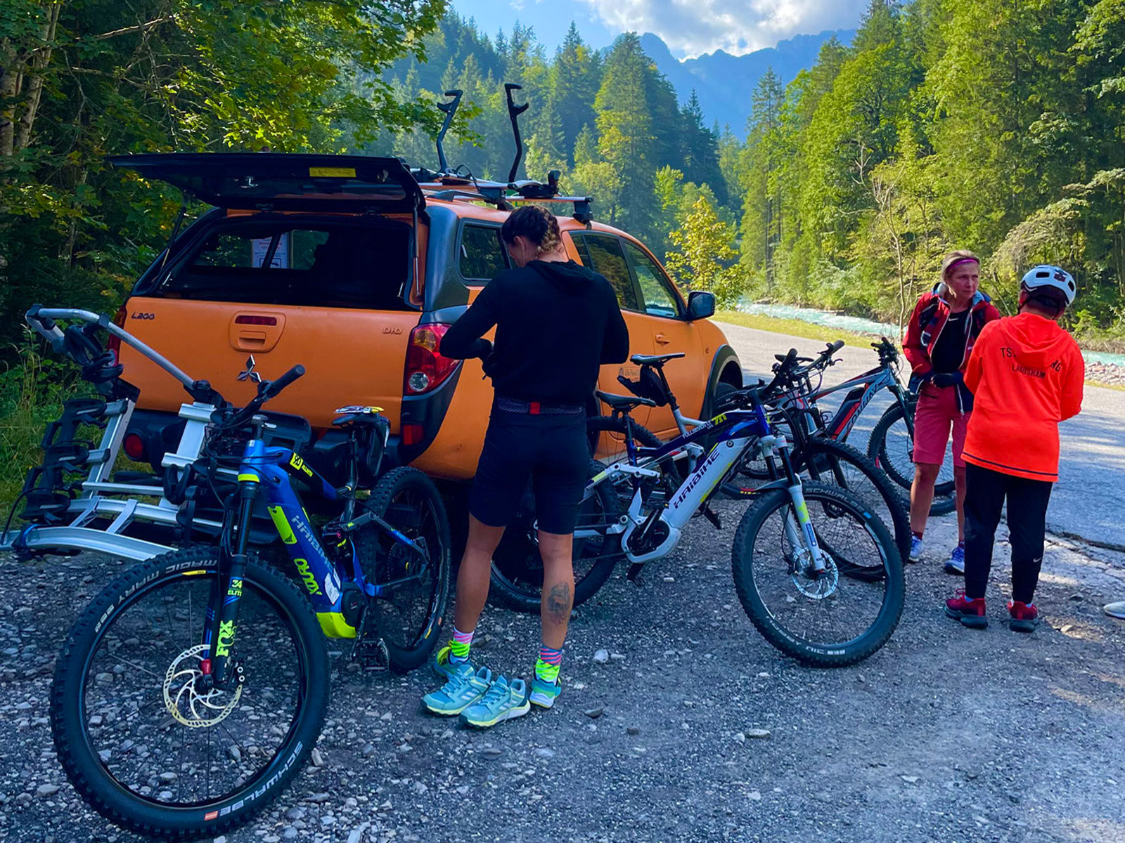 Mountainbike-Tour in das Karwendelgebirge