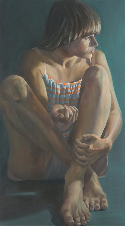 “Treasure Chest”, oil on mdf, 100 x 55 cm, 2010