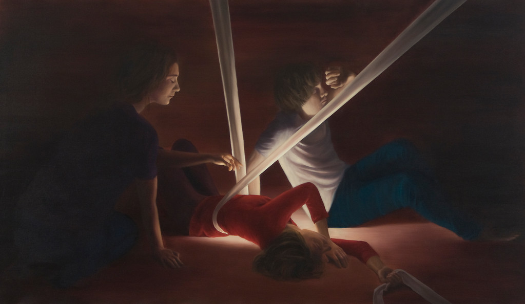 "A Matter Of Choice VI", oil on canvas, 110 x 210 cm, 2011