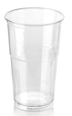 0,3 l  Set da 50 bicchieri di plastica monouso in PP Gastro-Bedarf-Gutheil con tacca di riempimento 