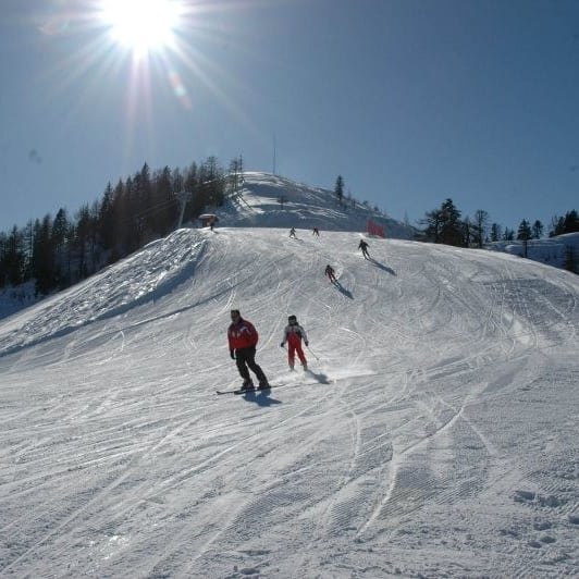 Ski fahren im Valle Vigezzo. Von uns 35 Minuten mit dem Auto entfernt