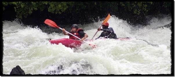 Kayaking the River Nile at Jinja