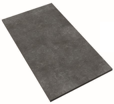 GRES PORCELLANATO COLORE ANTRACITE SPESSORE CM. 2 RETTIFICATO 