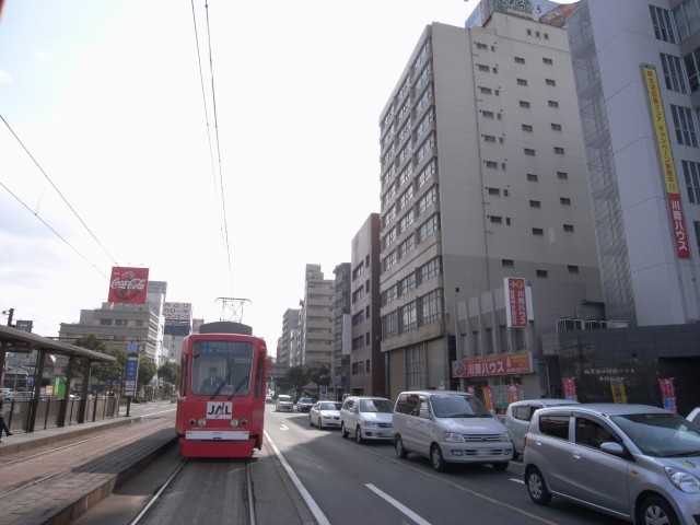 電車がやってきました。