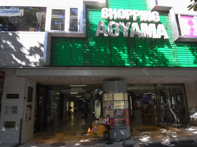 ショッピングセンターだってあります。 その名も『SHOPPING AOYAMA』