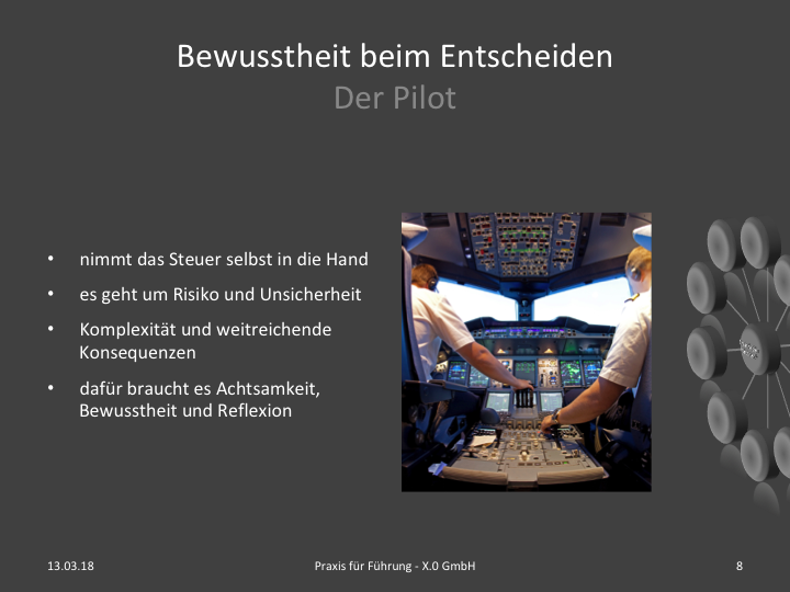 Entscheiden im Pilotenmodus