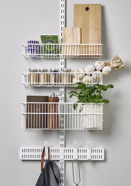 Elfa Regalsystem, Regalsystem für Abstellraum - Elfa Regalsystem