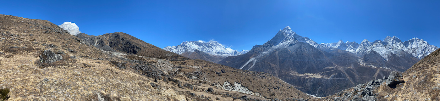 Unbekannte Wege in der Everest-Region - hier sind wir mit Garantie mutterseelenalleine unterwegs