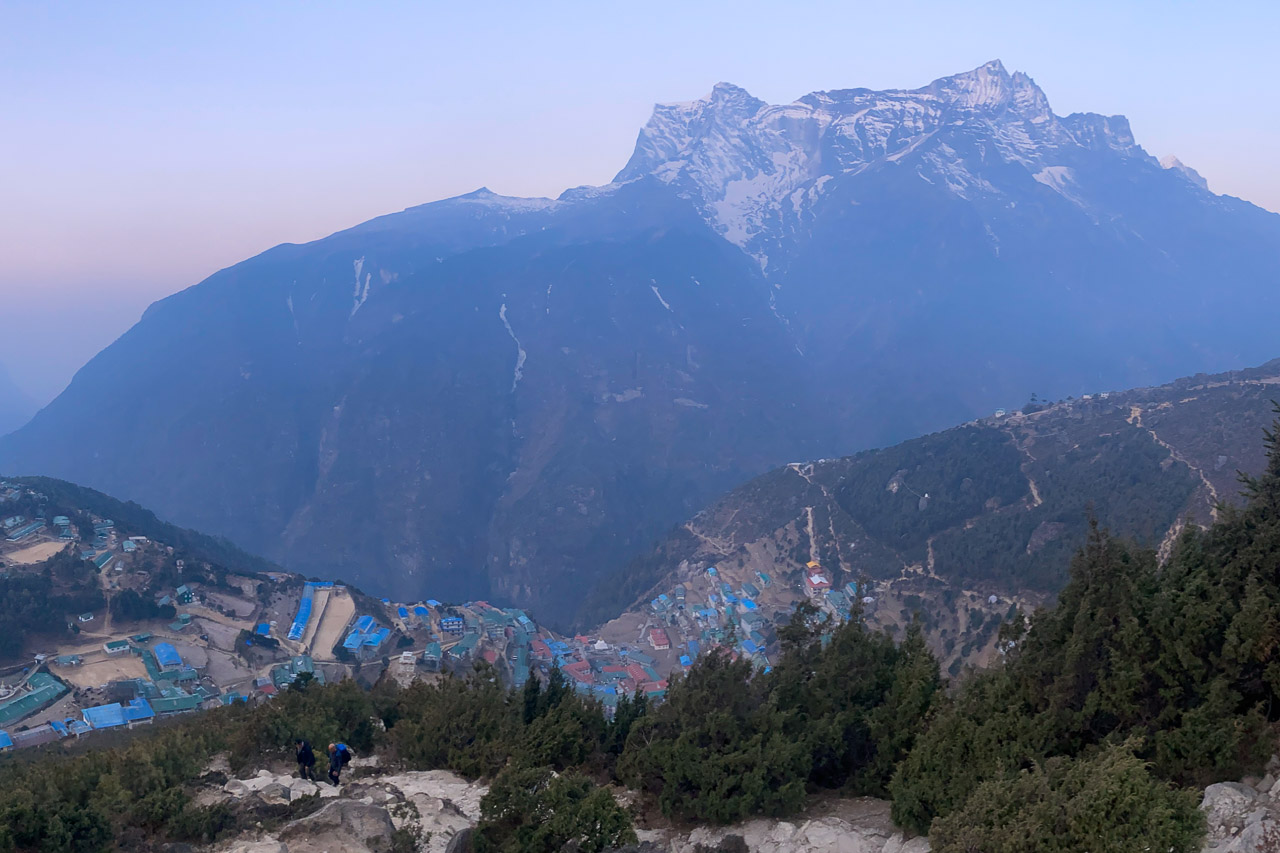 Morgenstimmung über Namche Bazar