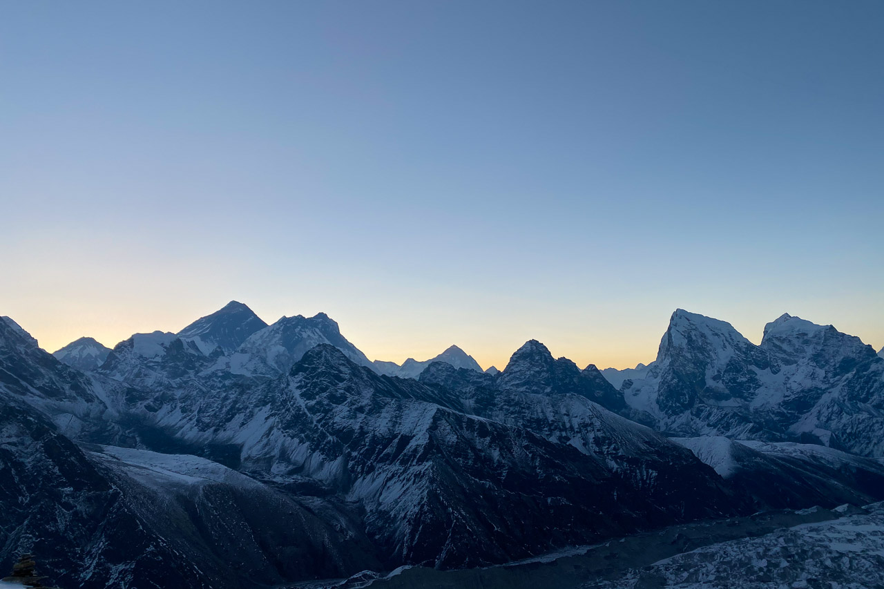 Eine kalte Nacht (-20 Grad) geht zu Ende.