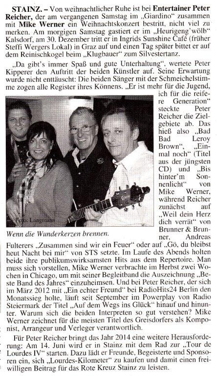 WESTSTEIRISCHE RUNDSCHAU 20.12.2013