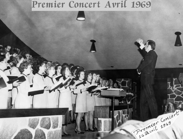 Premier concert Avril 1969